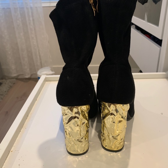 Peep toe block heel boot - Picture 2 of 9